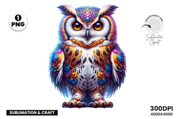 Download Watercolor Owl Sublimation Clipart PNG - Premium Resources