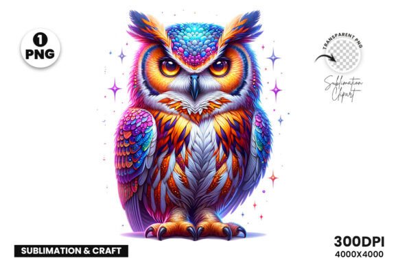 Download Watercolor Owl Sublimation Clipart PNG - Premium Bundle