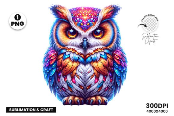 Download Watercolor Owl Sublimation Clipart PNG - Premium Resources
