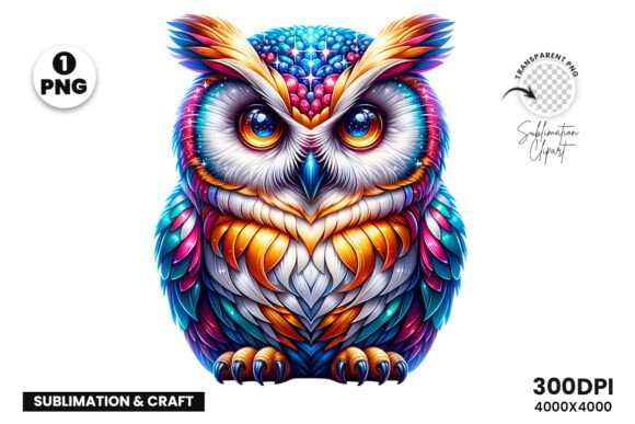 Download Watercolor Owl Sublimation Clipart PNG - Premium Bundle